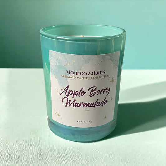 Apple Berry Marmalade 8 oz Candle - Mermaid Winter Collection