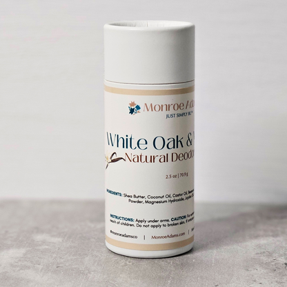 White Oak & Vanilla Natural Deodorant