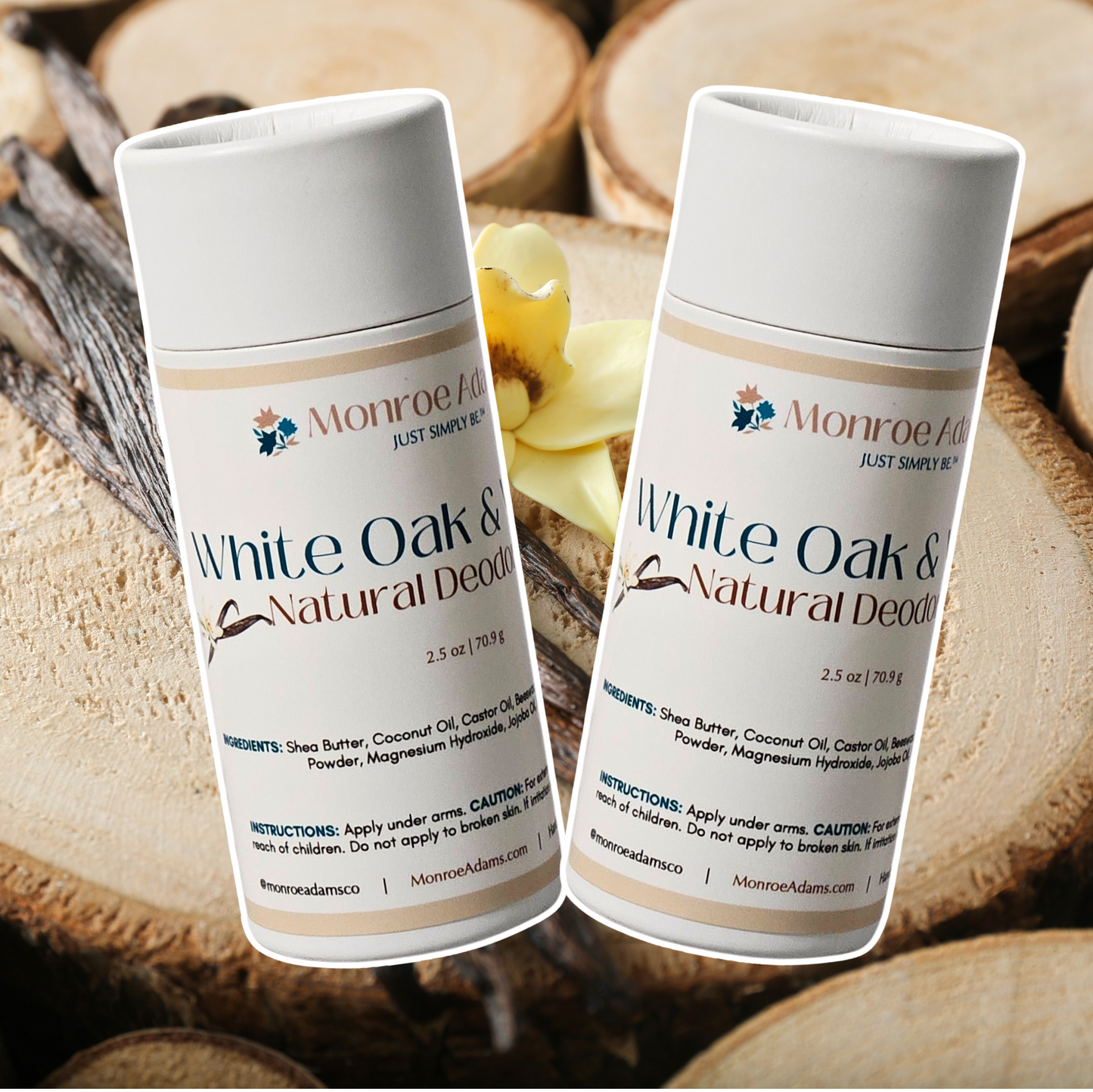 White Oak & Vanilla Natural Deodorant