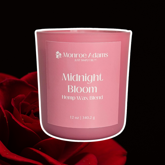 Midnight Bloom Wood Wick Candle | The Pink Collection 2024