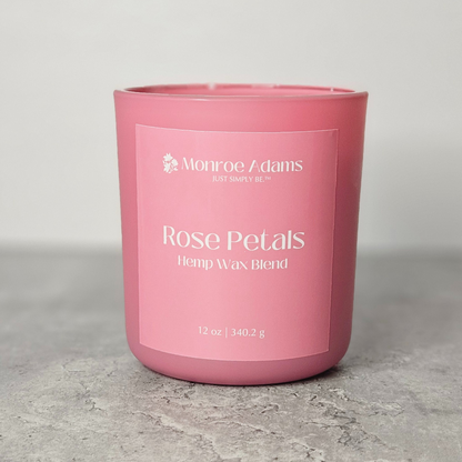 Rose Petals Wood Wick Candle | The Pink Collection 2024